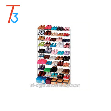50 pair 10 Tiers Shoes Rack Portable Shoe Tower Storage Organizer