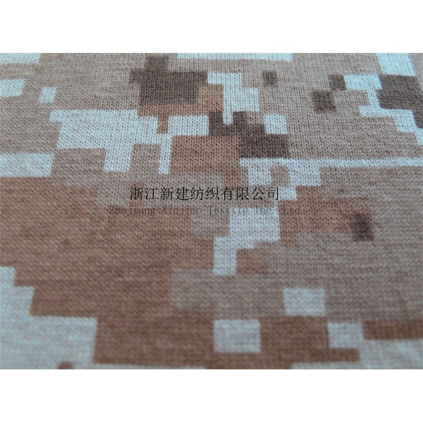 100% Cotton Knitting Camouflage Fabric