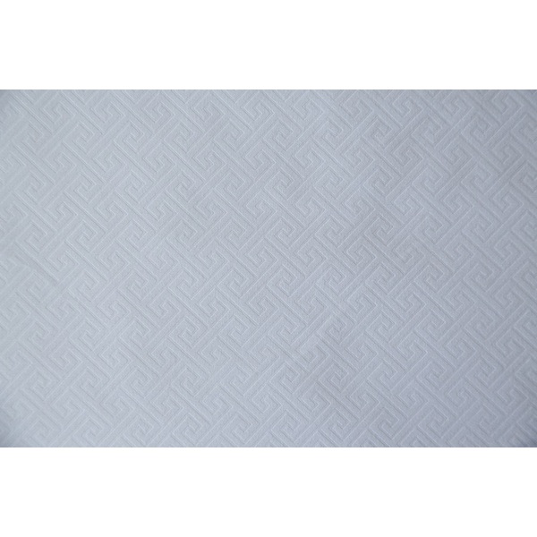 100% Polyester Bed Sheet White Embossed Fabrics