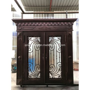 Wrought Iron Door with Trim