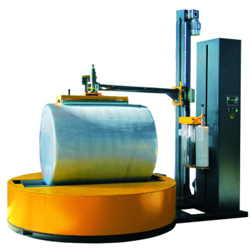 Stretch film reel paper roll wrapping machine