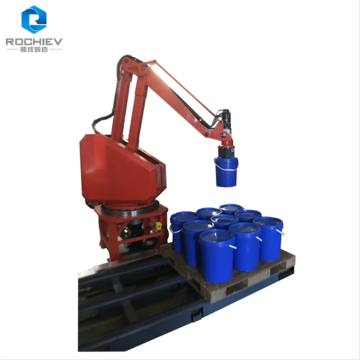 Palletizing Machine with Robotic Arms