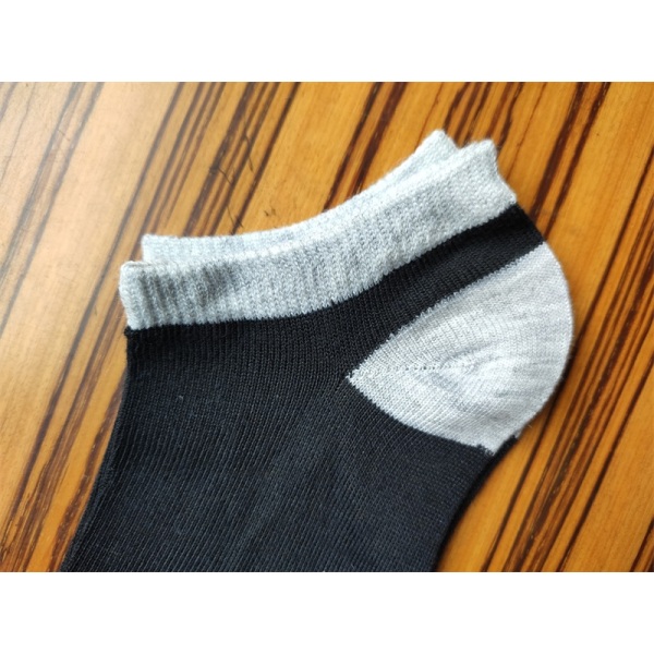 Lady's black and white socks
