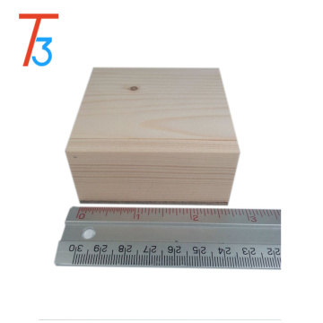 Wholesale production wooden handmade square gift wooden box