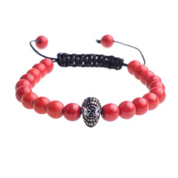 Natural Stone Beads Teenagers Woven Charm Bracelet