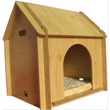 Indoor Eco-friendly Pine wood doghouse