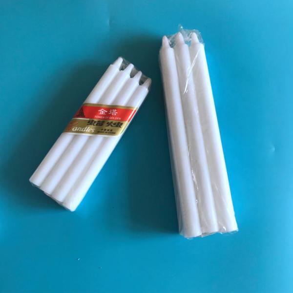 8x65 pack white bougie candle making