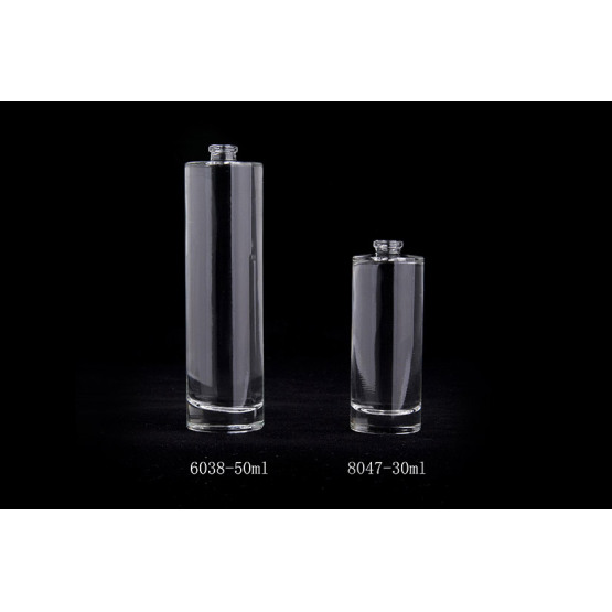 30ml 50ml Elegant Cylinder-shaped Empty Glass Perfume Bottle