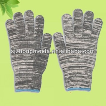 cotton gloves knitted string