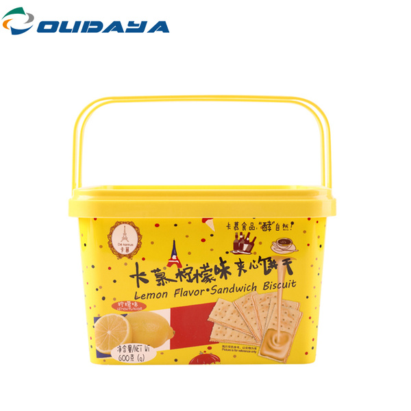 Tamper evident cookies container