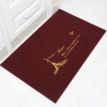 Floor carpet red color fashionable mat