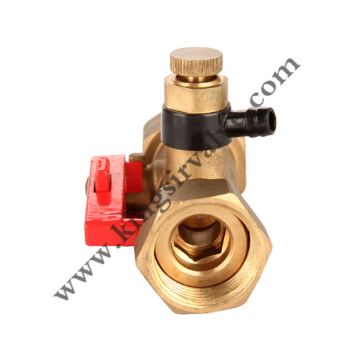 Brass blowdown valve