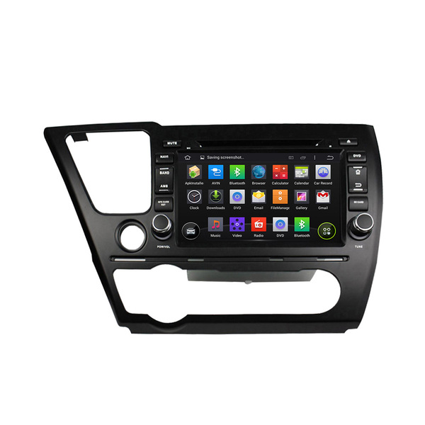 Civic 2014 Sedan car dvd player with 8 inch screen