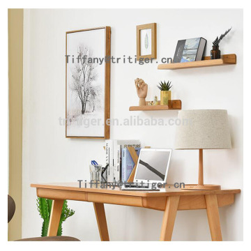 solid Floating Wall shelf line style Decorative Wall Wood Shelves