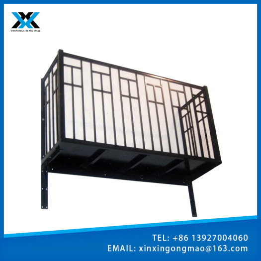 Easily Assembled Outdoor Fluorocarbon balcony fencing