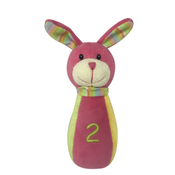 Baby Pink Rattle Rabbit Toy