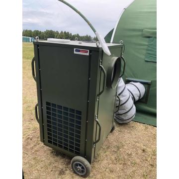 Field Medical tent with air conditioner cooling