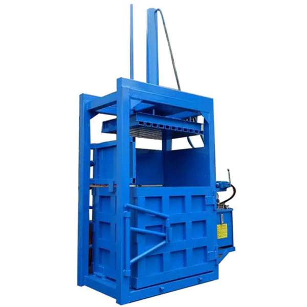 Hydraulic cardboard baling press machine
