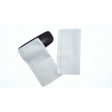 Ultrasonic edge microfiber suede cleaning cloth