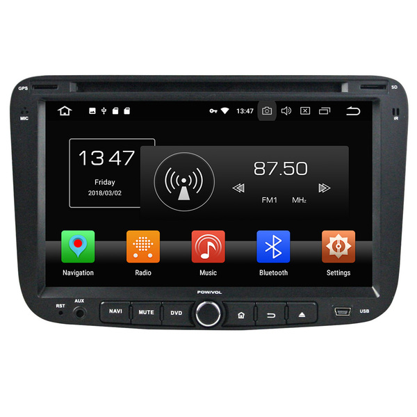 in dash car dvd player for EC7 2012 with DSP CAR PLAY