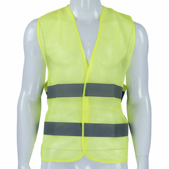 Reflective Safety Vest with 2 horizontal reflective tape