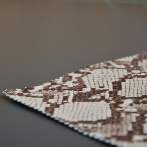 crocodile embossed 3D pattern PU leather DIY