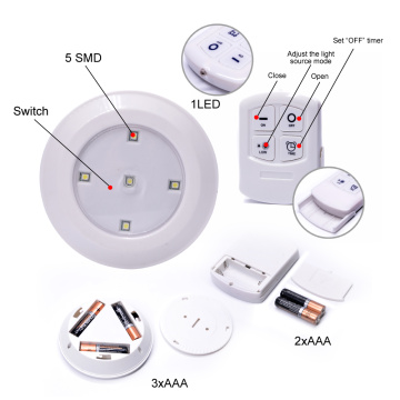 5 SMD remote control cabinet LED light