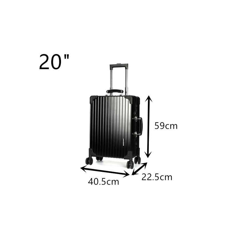 Great Intensity Scratch-resistant Silver Suitcase