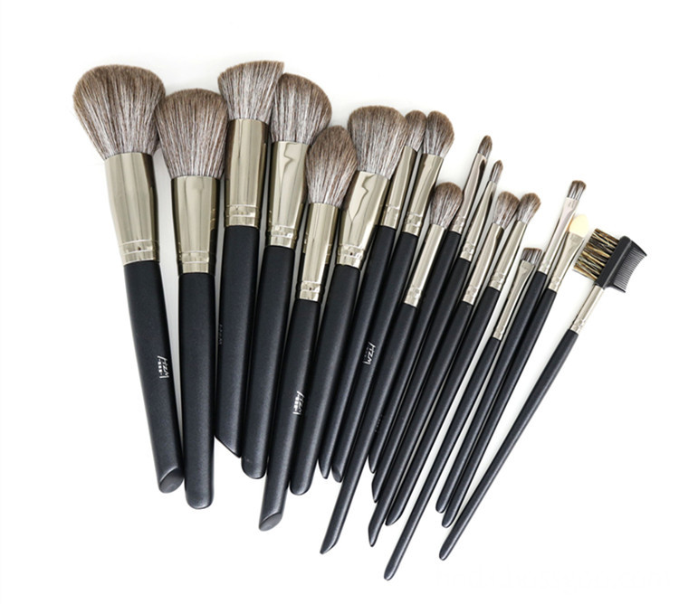 14 Pcs Black Makeup Brush Set 13