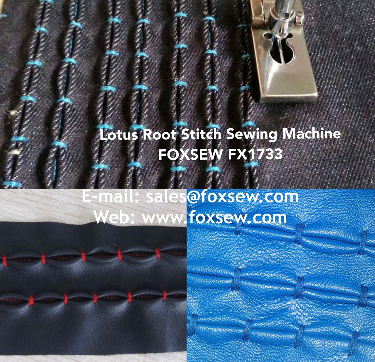Lotus Root Stitch Sewing Machine Foxsew Fx1733 3