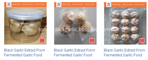 black garlic products