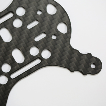 0.5-3.0mm CNC cutting carbon fiber plate for FPV