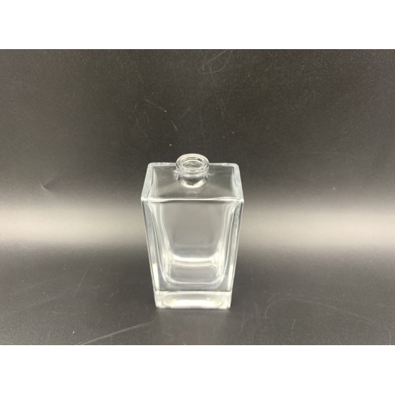 Perfume bottle of 50ml rectangular glass bottle