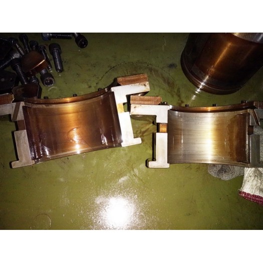 bearing shell for Voith coupling