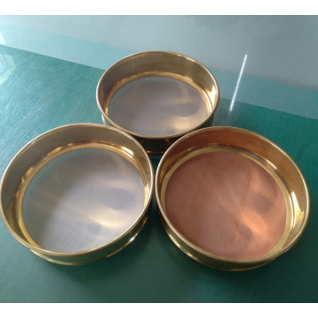 High quality Lab standard brass gold test sieve