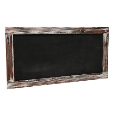 Rustic Style Wood Framed Erasable Blackboard Chalk Message Memo Board   Restaurant Store Sign