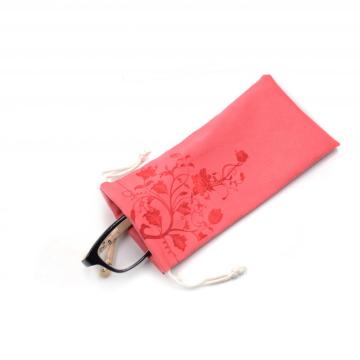 personalised microfiber cloth pouch for glasses
