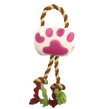 Top Paw Plush Rope Foot Toy