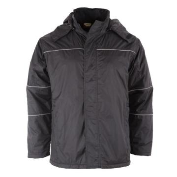 Black 100% Nylon Winter Jacket