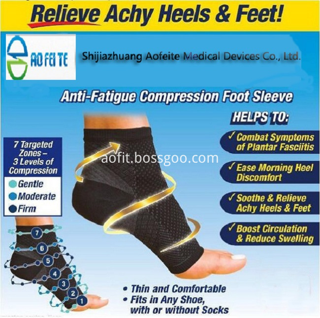 Socks ankle compression sleeve exerciser sport brace
