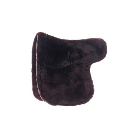 Genuine merino sheepskin dressage saddle pad