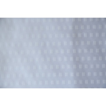 100% Polyester Bed Sheet square embossed Fabric