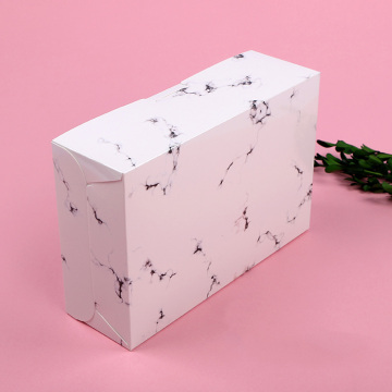 White marble pattern cupcake box and insert