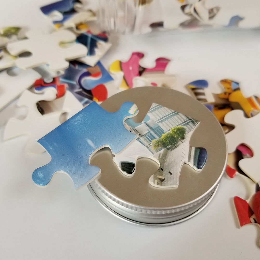 Jigsaw Puzzle With Plastic Bottle