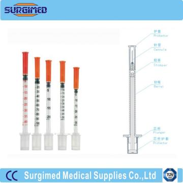Medical Unibody Disposable Insulin Syringe