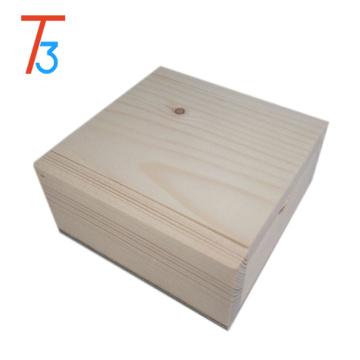Factory wholesale custom pine craft gift box