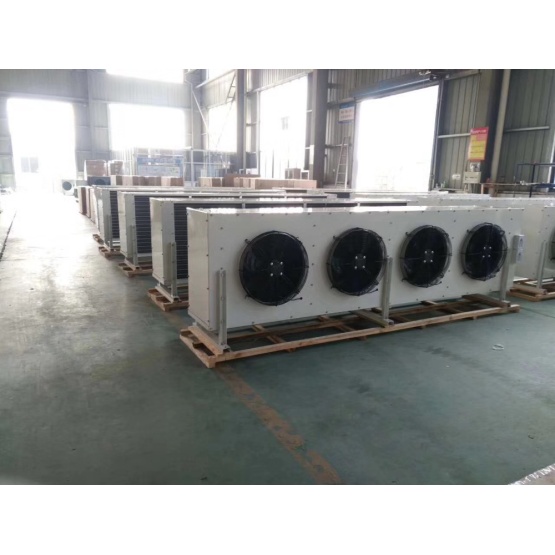 Evaporative low temperature condensing unit air cooler