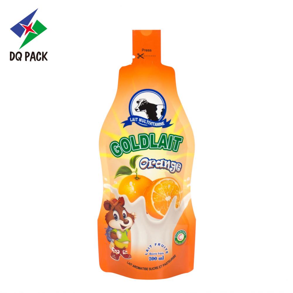 Juice injected pouch plastic packaging bag