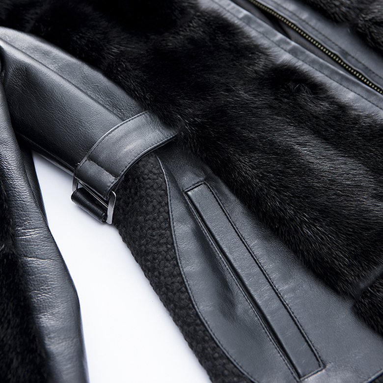 New Model Black Fur Coat  Fur Coat