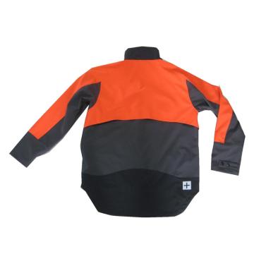 Orange mens outdoor windproof softshell jacket